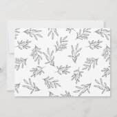 Date Mariage moderne avec photo noir et blanc Save the  (Dos)