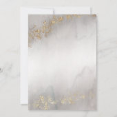 Date Moderne Luxe Paillettes Dorées Gris Brume Save The (Dos)