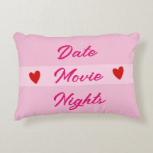 Date Movie Nights Typografie Girly Pink