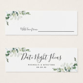 Date Night Ideas Eucalyptus Mariage Fête des marié (Devant & derrière)