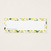 Date Night Ideas Lemons Fête des mariées Mariage (Dos)