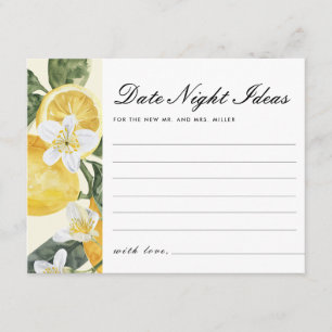 Date Night Ideas Main Squeeze Vrijgezellenfeest Informatiekaartje