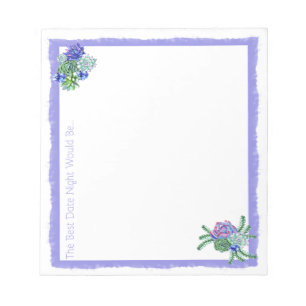 Date Night Idee Note Pad Notitieblok