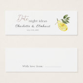 Date Nuit Idées Limoncello Cocktail Fête des marié (Devant & derrière)