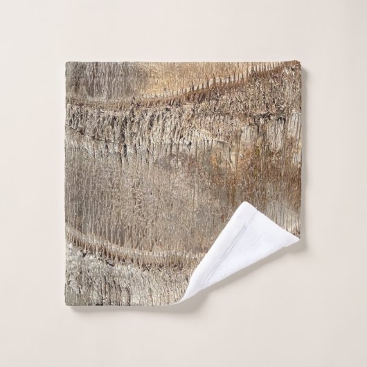 Date Palm Tree Trunk Texture Fermer Photo Image (Gant de toilette)