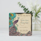 Date Paon musical Cage aux oiseaux Aubergine Save the D (Debout devant)