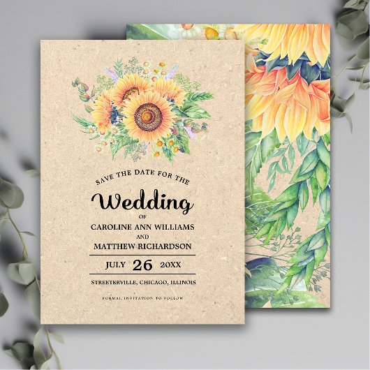 Date Save the date. Annonces Mariages rustiques