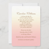 Date Save the date. Annonces secrètes de fête d'anniver (Dos)