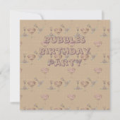 Date Save the date, Bubbleroom (Devant)