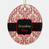 Dated and Personalized Holiday Photo Ornament (Links)