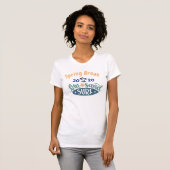 Dated Spring Break Design T-shirt (Voorkant volledig)