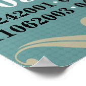 Dated Wall Art - Families met 4 kinderen Poster (Hoek)