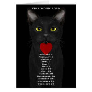 Dates de pleine lune chat 2026