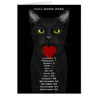 Dates de pleine lune  chat 2026