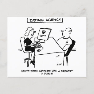 Dating Agency - Matrix met Briefkaart van brouweri