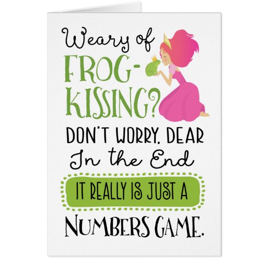 Dating Encouragement Son juste un jeu de chiffres (Devant)