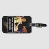 Dating is moeilijk  Funny Graphic Bagagelabel (Voorkant (horizontaal))