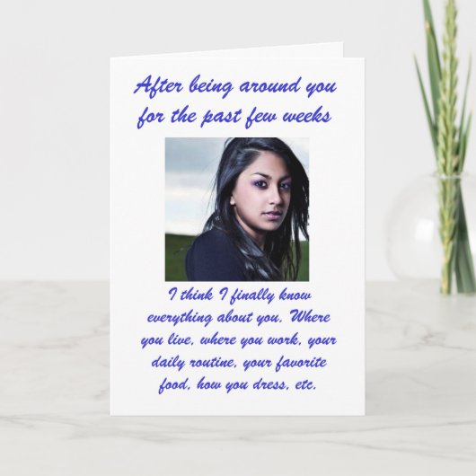 Dating Kaart (Voorkant)