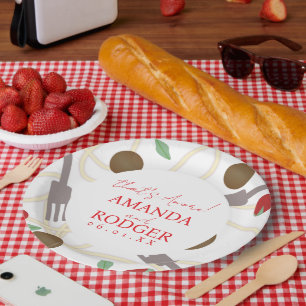 Dat's Amore Italiaanse Pasta Trouwfeest Papieren Bordje