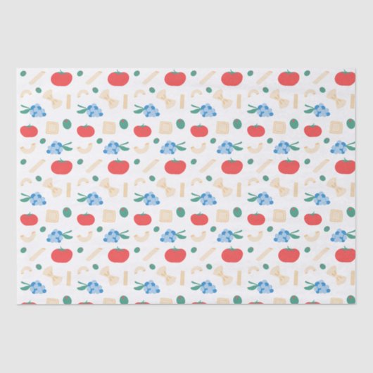 Dat's Amore Pasta Feest Bruiloft Tissuepapier (Voorkant)