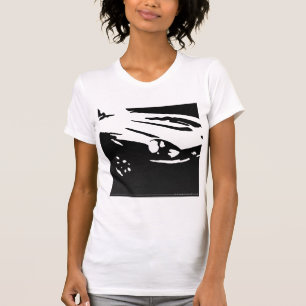Datsun 240Z-gegevens - zwart op licht shirt