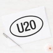 Datsun U20 motor sticker (Envelop)
