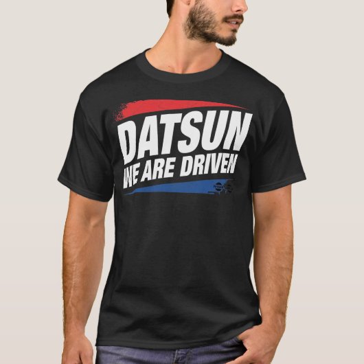 DATSUN (we zijn gedreven) T-shirt (Voorkant)