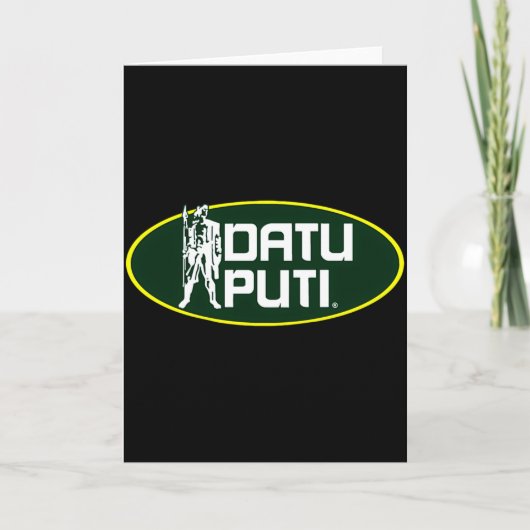 Datu Puti T Shirt Kaart (Voorkant)