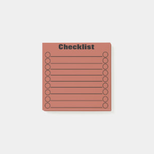 Datum Checklist Post-it® notes 3" x 3"