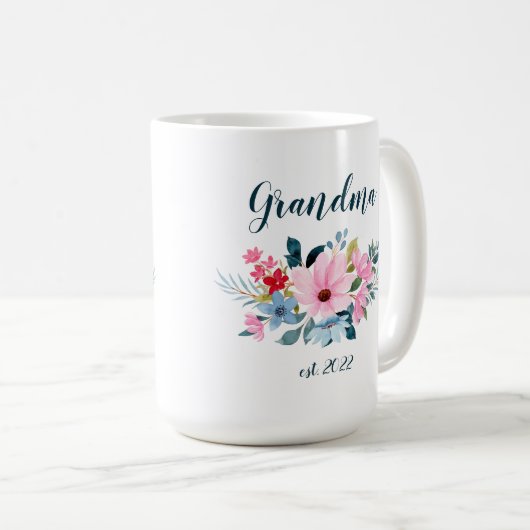 Datum  grootmoeder - Eerste grootmoeder Koffiemok (Voorkant rechts)