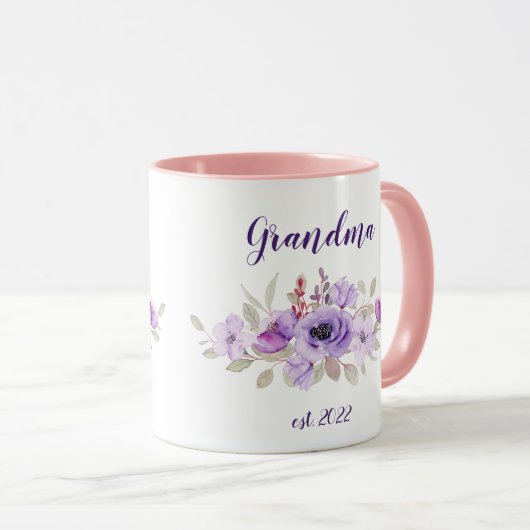 Datum  grootmoeder - Eerste grootmoeder Mok (Voorkant rechts)