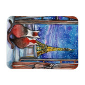 Datum in de nacht magneet (Horizontaal)