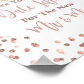 Datum Jar Deel je beste date-ideeën Douche Bord Poster (Hoek)