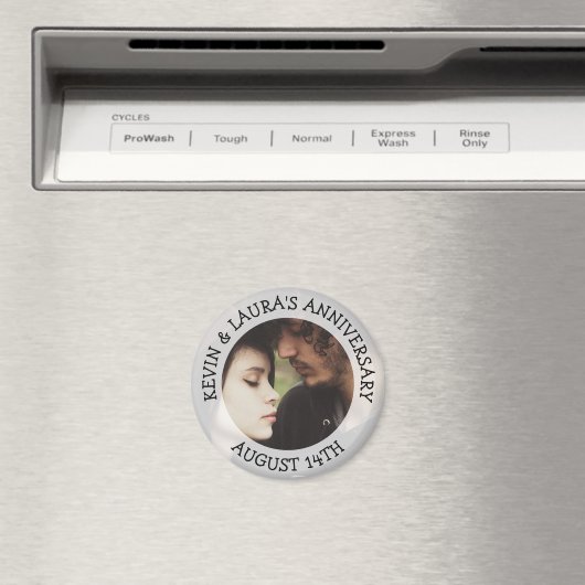 Datum Jubileum Aangepaste herinnering Magnet Magneet (Insitu (Vaatwasser))