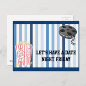 Datum nacht briefkaart (Voorkant / Achterkant)