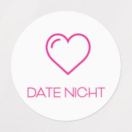 Datum Nachtplanner / Organizer Sticker / Labels