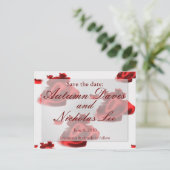 Datum opslaan:... aankondigingskaart (Staand voorkant)