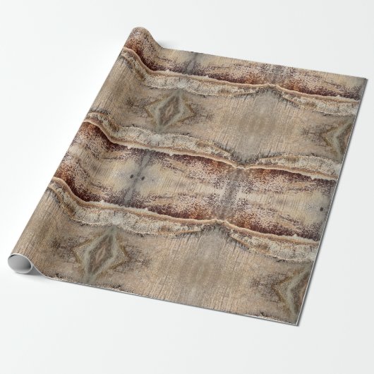 Datum Palm Tree Trunk Texture Close-up Foto Cadeaupapier (Uitgerold)