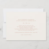 Datum Wijzigen Modern Save The Date (Achterkant)