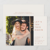 Datum Wijzigen Modern Save The Date (Voorkant / Achterkant)