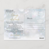 Datum wijzigen Nieuw Plan Script Geannuleerd Winte Briefkaart (Achterkant)