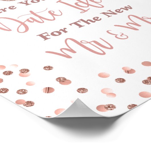 Datumpotje Je beste datumideeën tonen Poster (Hoek)