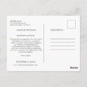 Datumwijziging Uitgesteld Geannuleerd Citroen Even Briefkaart (Achterkant)