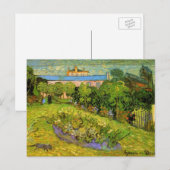 Daubigny's Garden van Vincent van Gogh, Le Jardin Briefkaart (Voorkant / Achterkant)