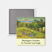 Daubigny's Garden van Vincent van Gogh, Le Jardin Magneet (Voorkant / Achterkant)