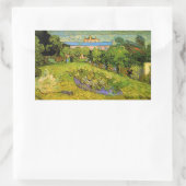 Daubigny's Garden van Vincent van Gogh, Le Jardin Rechthoekige Sticker (Tas)
