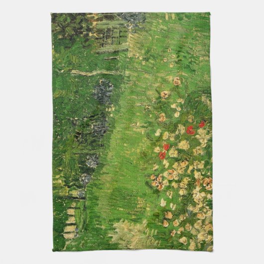 Daubigny's Garden van Vincent van Gogh, Le Jardin Theedoek (Verticaal)