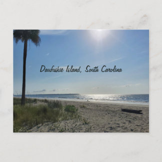 Daufuskie Island Hilton Head South Carolina Beach, Briefkaart