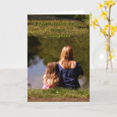 Daugher Moederdag bij de Lake Kaart (Gele Bloem)