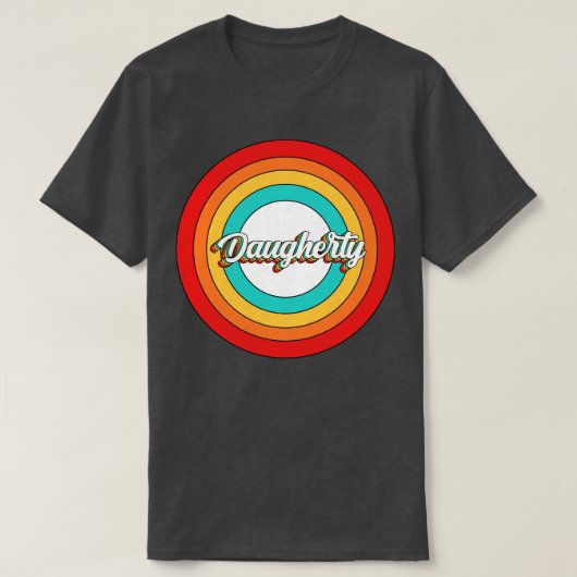 Daugherty Naam Shirt Daugherty Circle (Design voorkant)